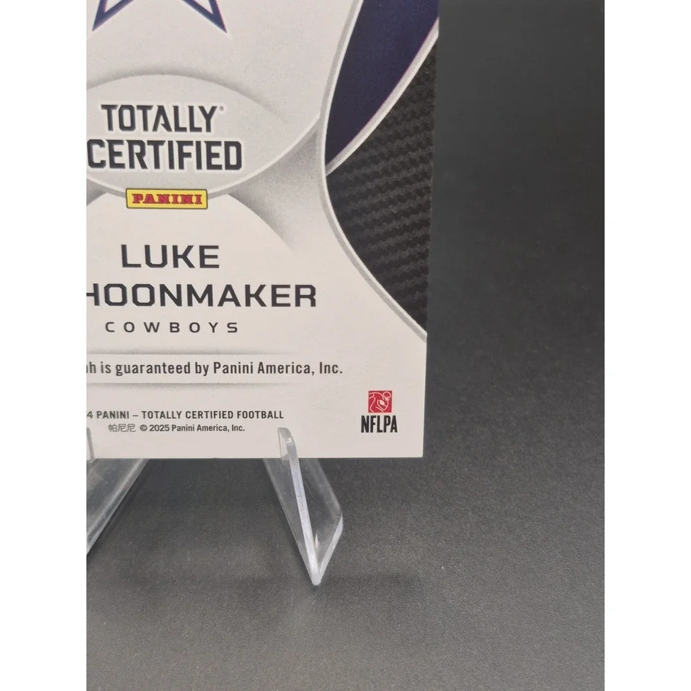 2024 Totally Certified Luke Schoonmaker #SIG-LSR Signature Mirror Dallas Cowboys